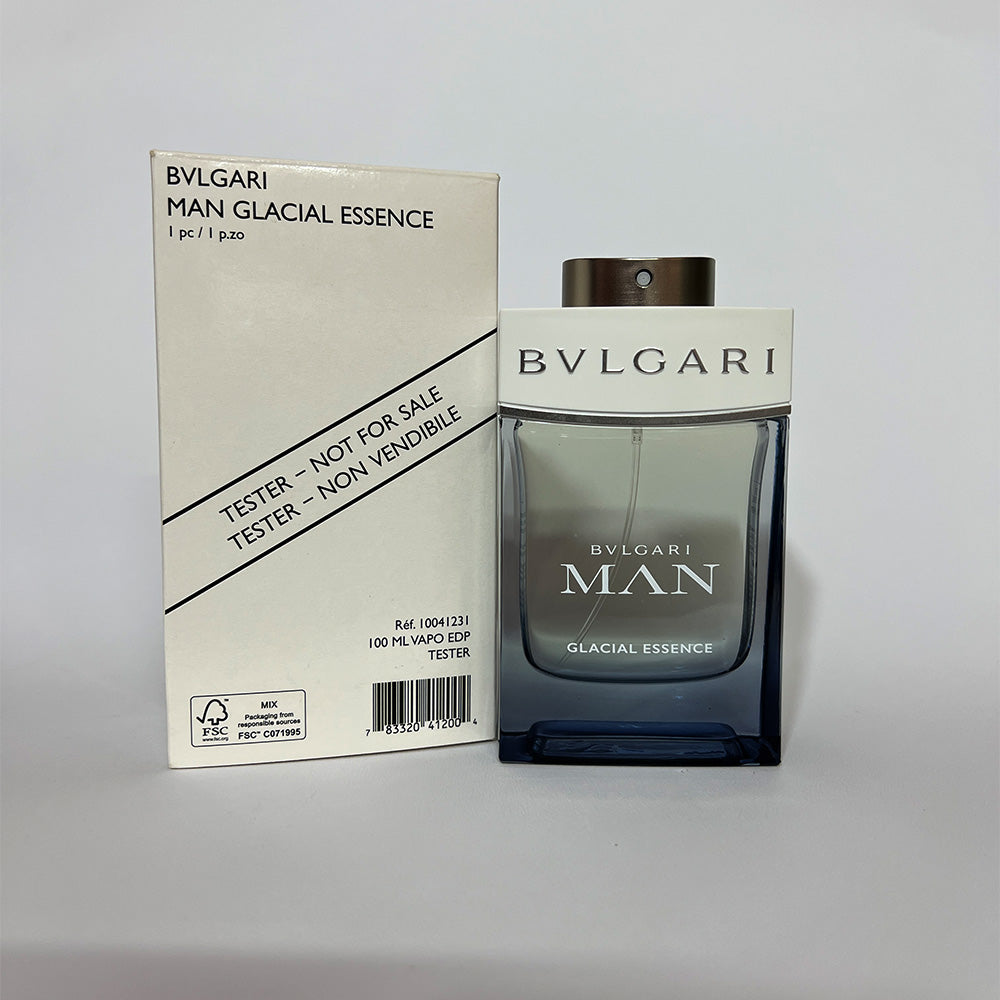 Bvlgari Man Glacial Essence Eau De Parfum, Fragrance For Men,Tester 100ml