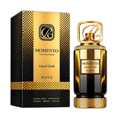 Riffs Momento Liquid Gold Men and Women Perfume EDP 100ml | Scent Elixir